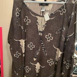 Long Sleeve Longhorn Dress